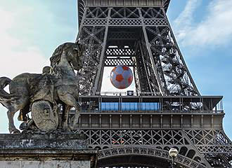 The Eiffel Tower Gallic Warrior