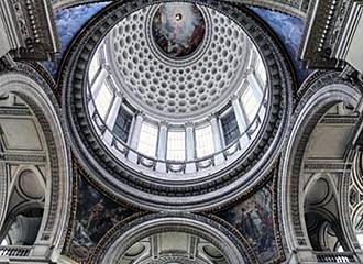 The Pantheon dome ceiling