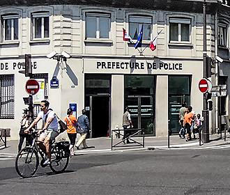 Police station in Paris