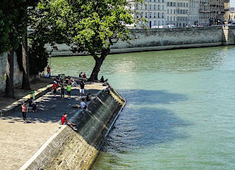 Paris River Seine and the western end of Ile Saint-Louis