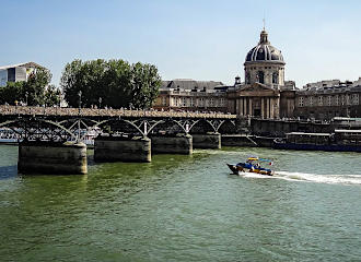 Paris River Seine with the Pont des Arts