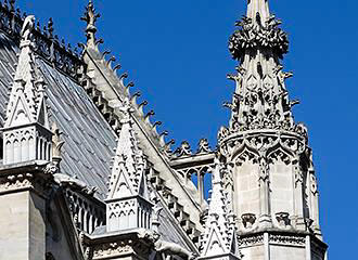 Sainte Chapelle stone architecture