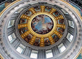 Eglise du Dome ceiling