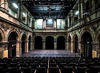 Stage inside Theatre Paris-Villette