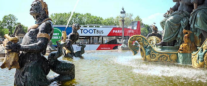 Tootbus Paris sightseeing bus tours 