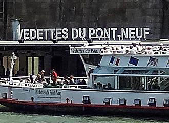 Vedettes Pont-Neuf dock sign