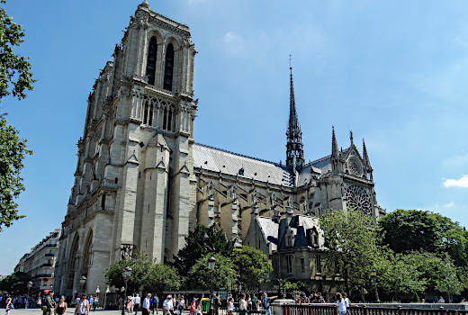 Notre Dame Cathedral on Ile de la Cite