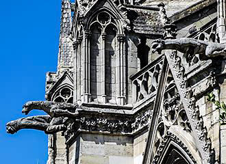Notre Dame Cathedral Gargoyles statues