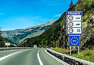 Driving in France on French roads