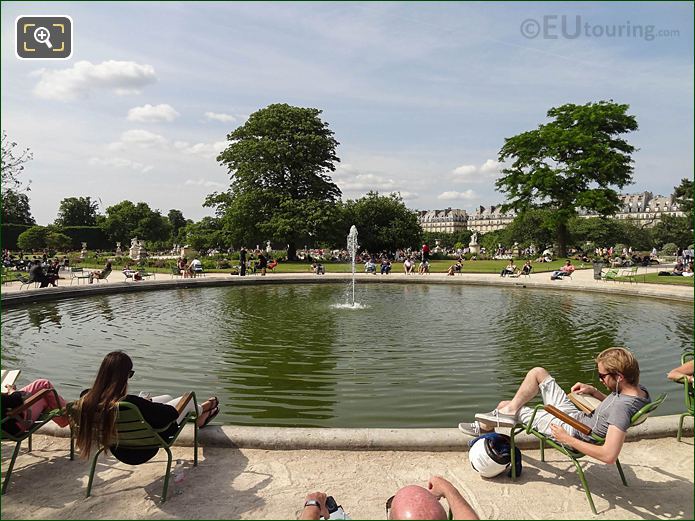 Looking NNW over Vivier Sud, Grand Carre, Jardin des Tuileries