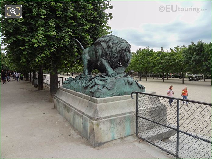 Historical Terrasse des Feuillants, Jardin des Tuileries looking SE