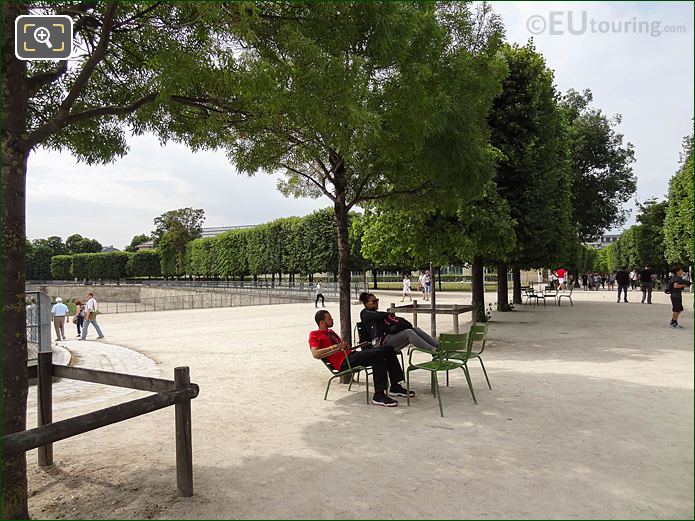 Terrasse de l'Orangerie, Jardin des Tuileries looking SW