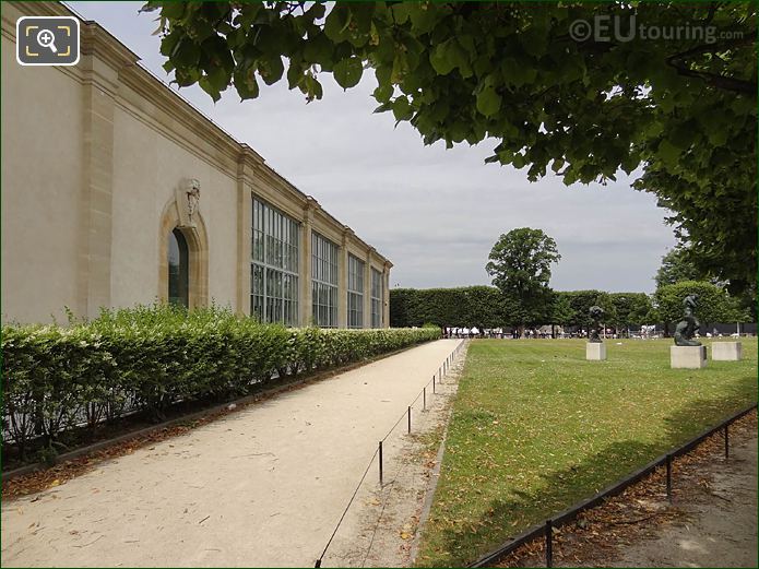 North facade Musee de l'Orangerie looking NW