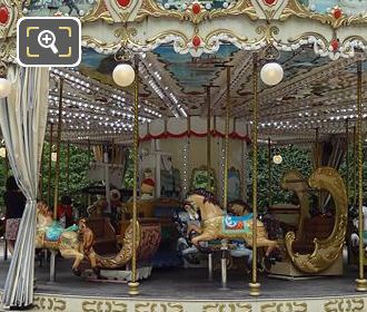 Merry-go-round in Grand Couvert area Tuileries Gardens