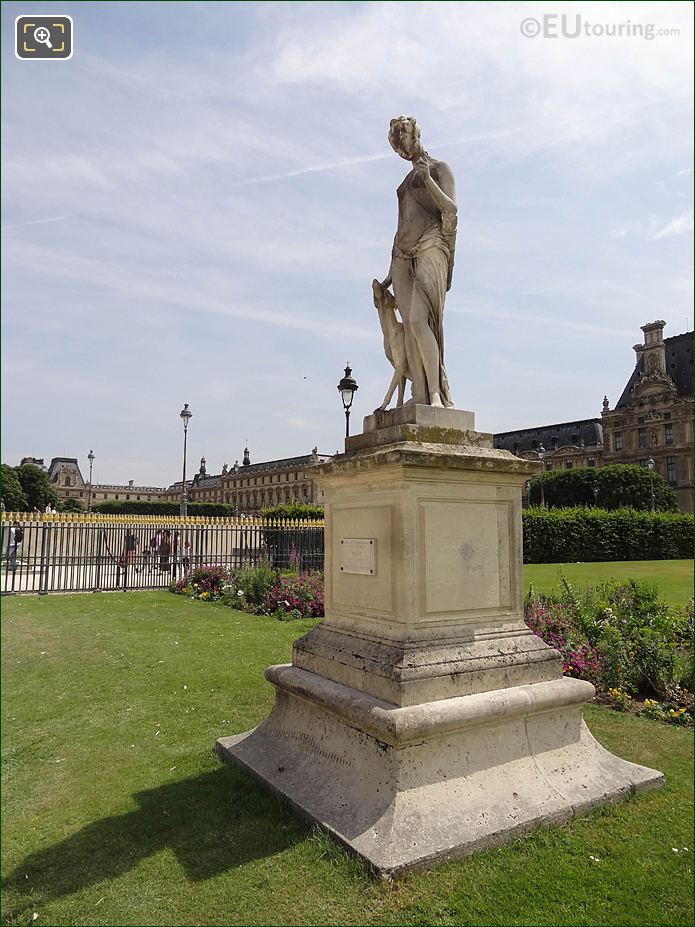 Grand Reserve Sud Diane statue, Jardin des Tuileries looking SE