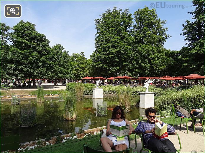 Exedre Sud and restaurant, Jardin des Tuileries looking NNE