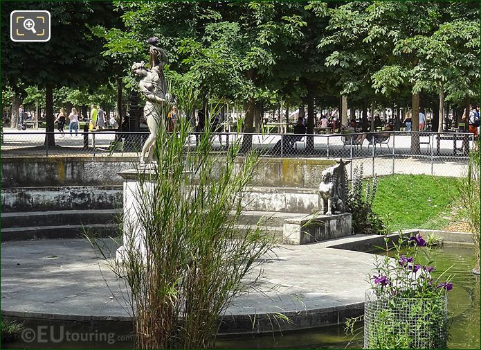 Exedra within Exedre Sud water feature Tuileries Gardens