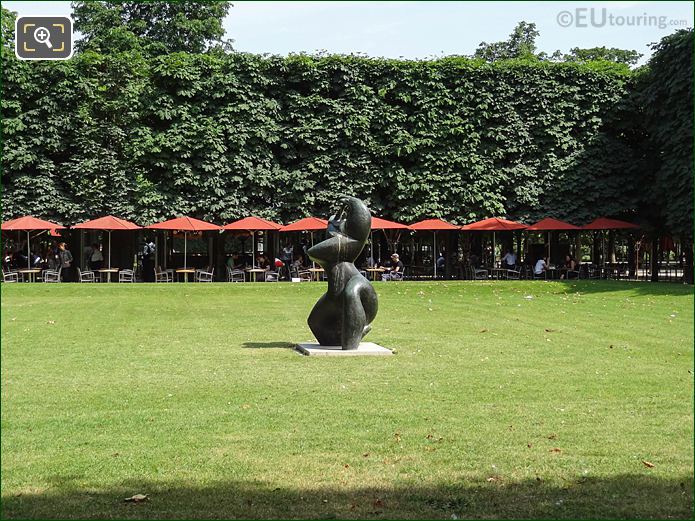 Salle Verte Sud-ouest, Jardin des Tuileries looking SE