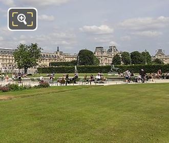 Vivier Sud viewed from Petit Reserve Sud Jardin Tuileries