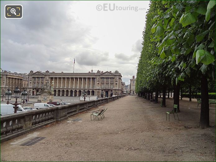 Terrasse du Jeu de Paume, Jardin des Tuileries, overlooking Place de la Concorde, Paris