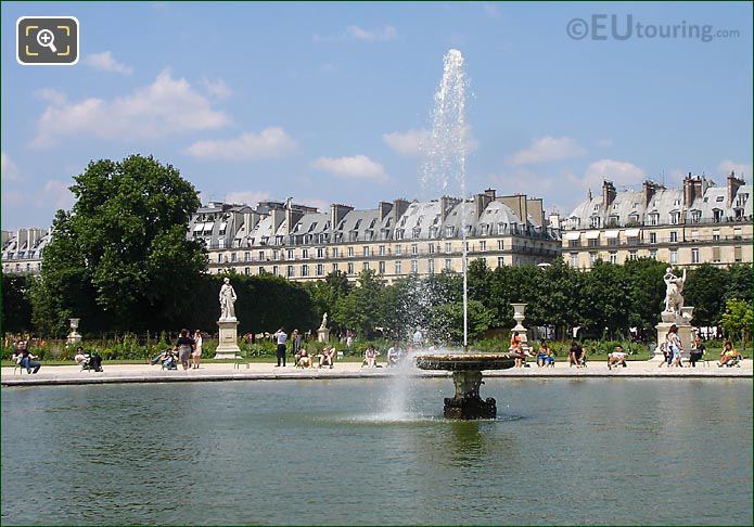 Tuileries east central water basin