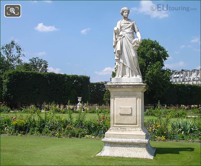 La Comedie statue within Grand Carre