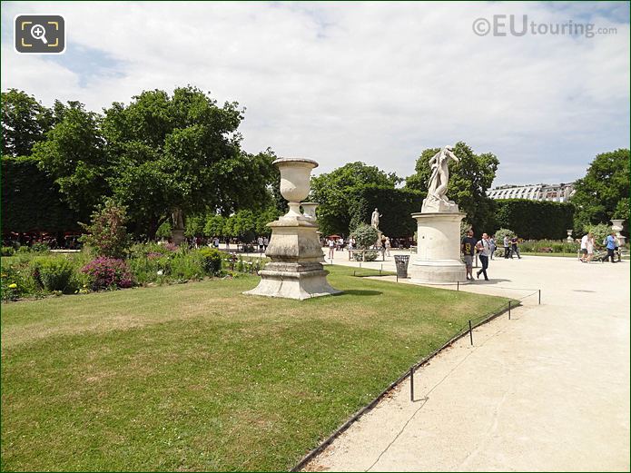 Demi-lune Carre de Fer Sud Jardin des Tuileries Looking NNW