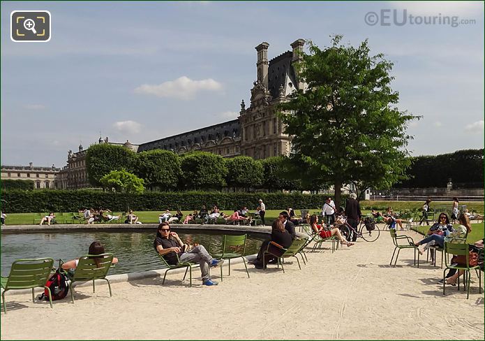 Gravel path Vivier Sud Jardin des Tuileries