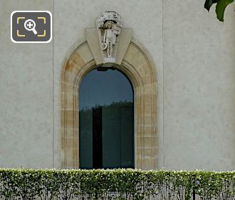 Arched window Musee de l'Orangerie North facade