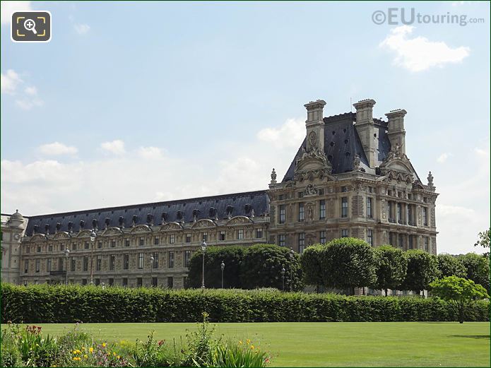 Viewed SE, Grand Reserve Sud, Jardin des Tuileries