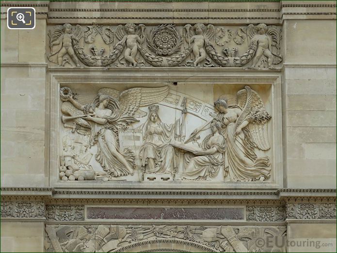 Peace of Presbourg sculpture Arc de Triomphe du Carrousel