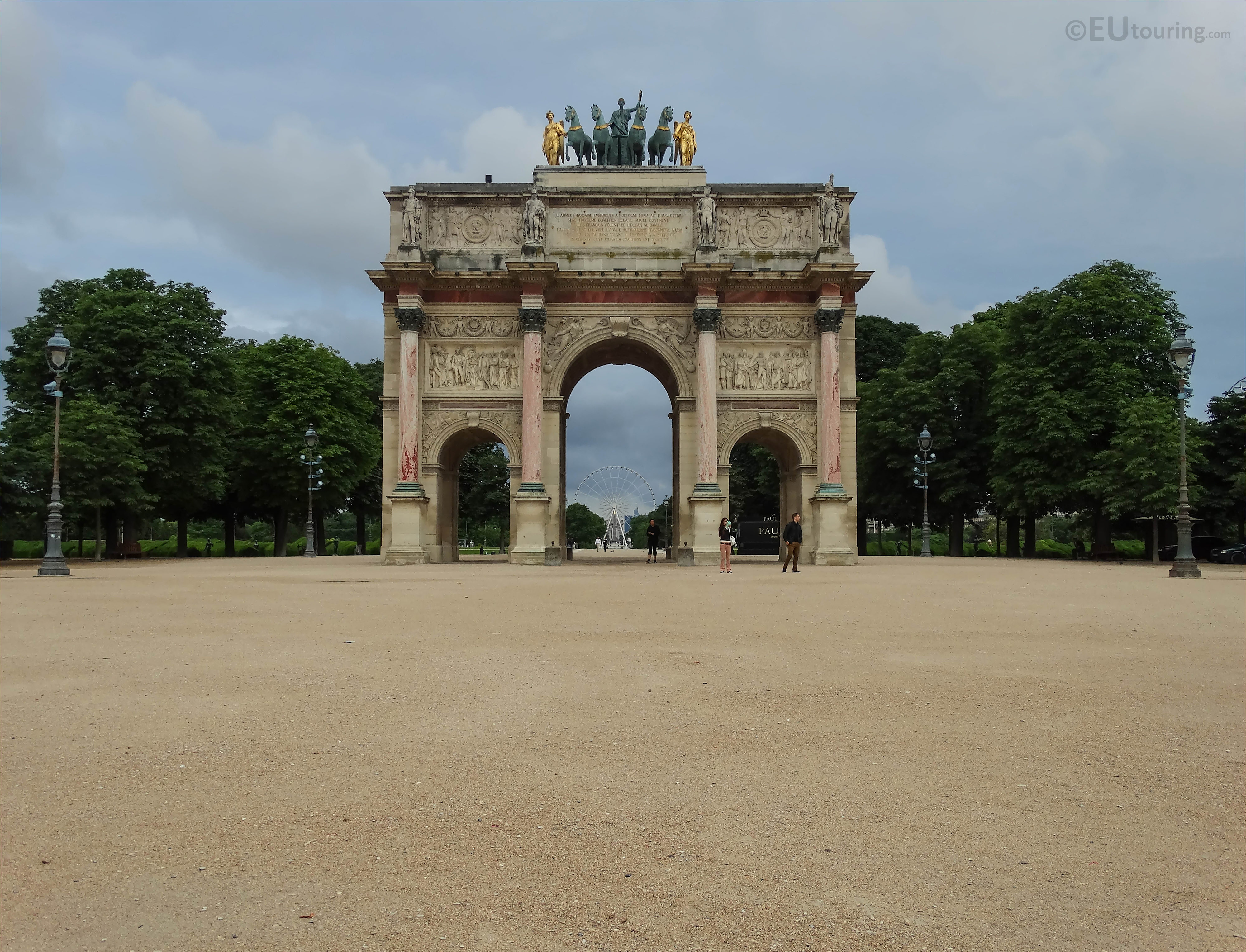 Arc De Triomphe Du Carrousel Inside Jardin Des Tuileries Page 56