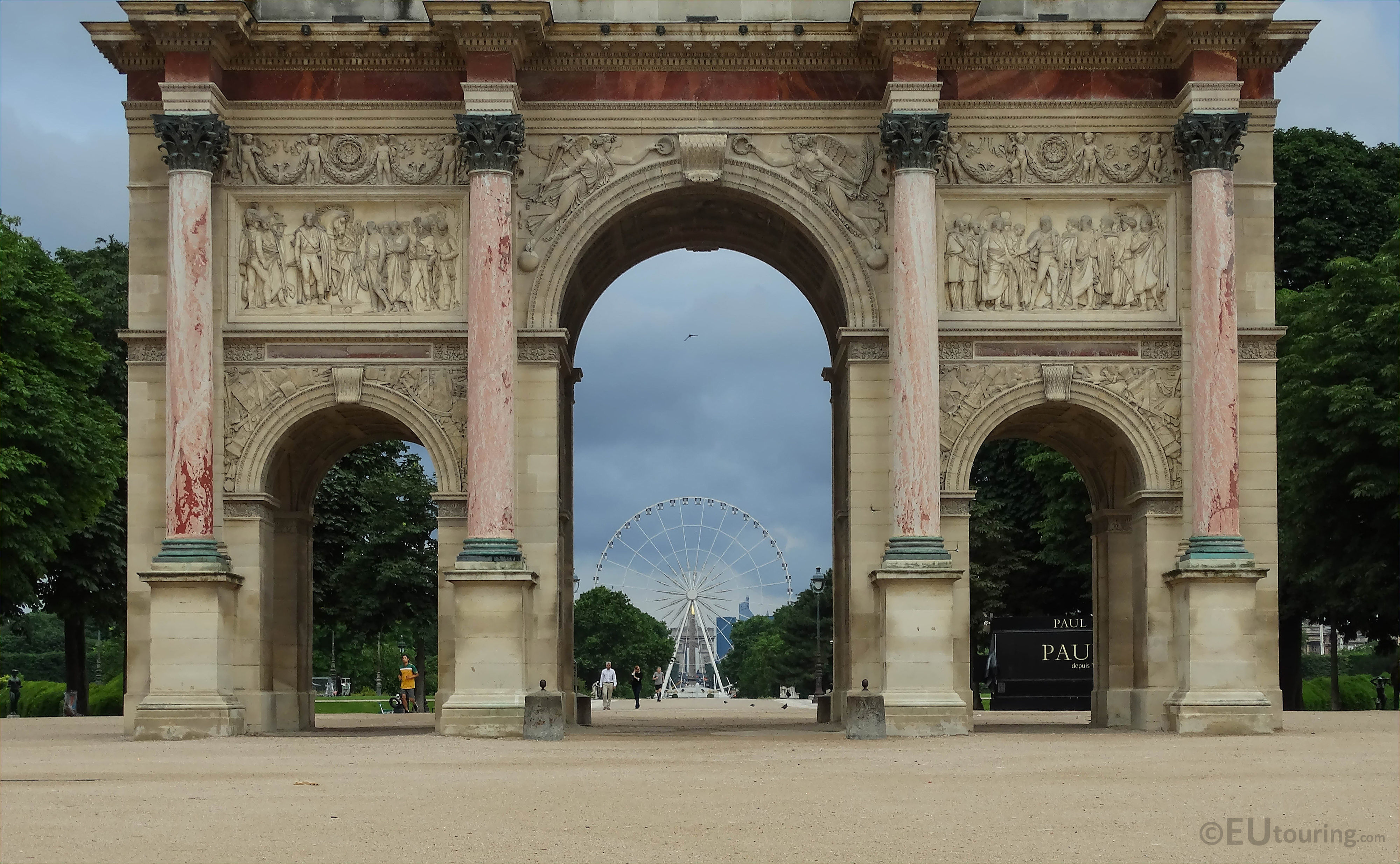 Arc De Triomphe Du Carrousel Inside Jardin Des Tuileries Page 56