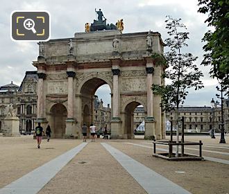 West facade Arc de Triomphe du Carrousel