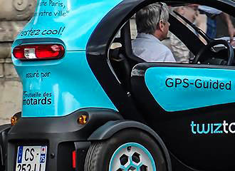 Electric cars tours Paris