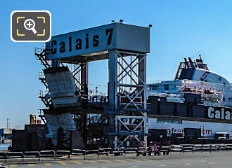 Calais port dock number 7