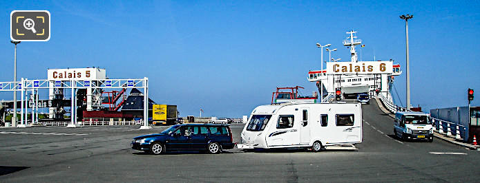 Caravan towing in France