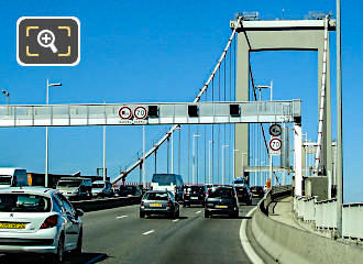 Speed limits over French bridge