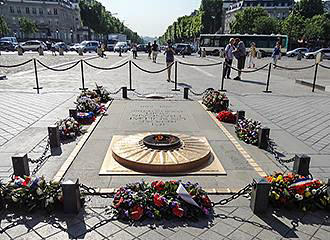 Arc de Triomphe Unknown Soldier and Eternal Flame
