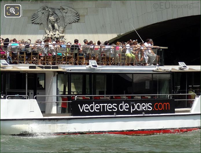 Larger image of a Vedettes de Paris boat trip on the River Seine
