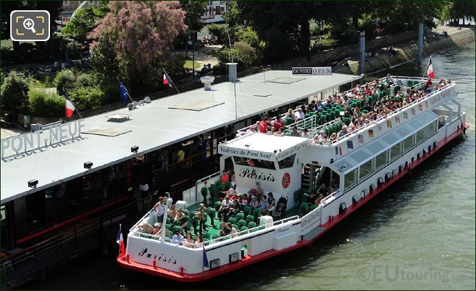 Parisis, biggest Vedettes du Pont Neuf boat 