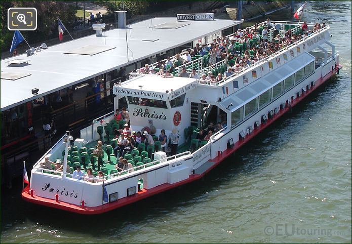 Vedettes du Pont Neuf boat Parisis