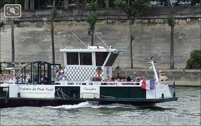 Vedettes du Pont Neuf boat Europa