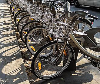 Velib bikes Paris