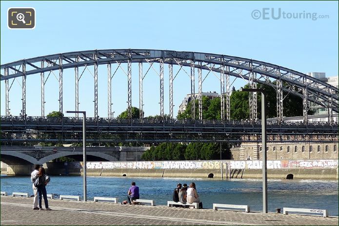 Viaduc d'Austerlitz central arch