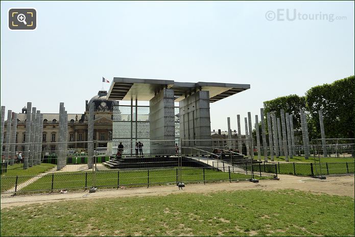 Wall For Peace and Champ de Mars Paris