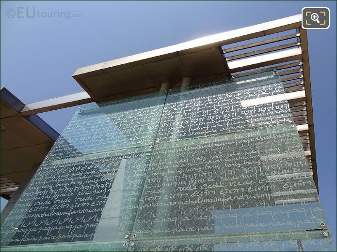 Wall For Peace in the Champ de Mars