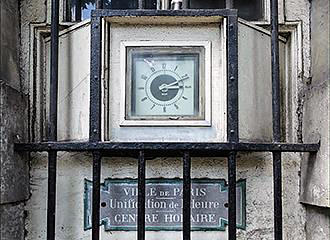 Historical clock for the Wall of the Farmers General